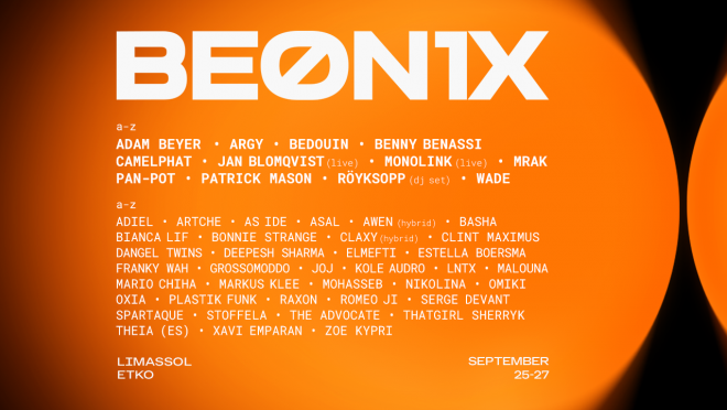 BEONIX reveals stage partners for 2026 festival in Limassol