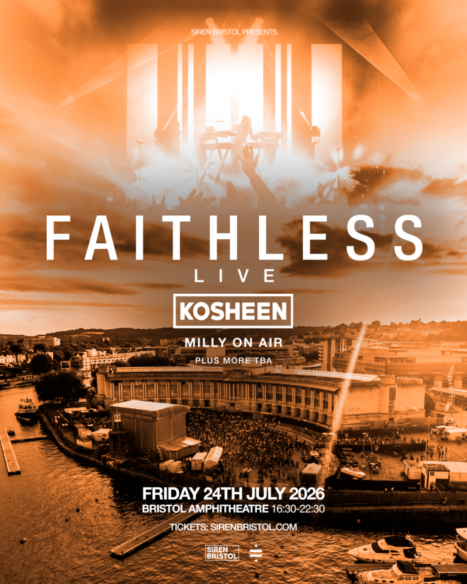Faithless announce rare Bristol harbourside show to mark 30 years of Insomnia