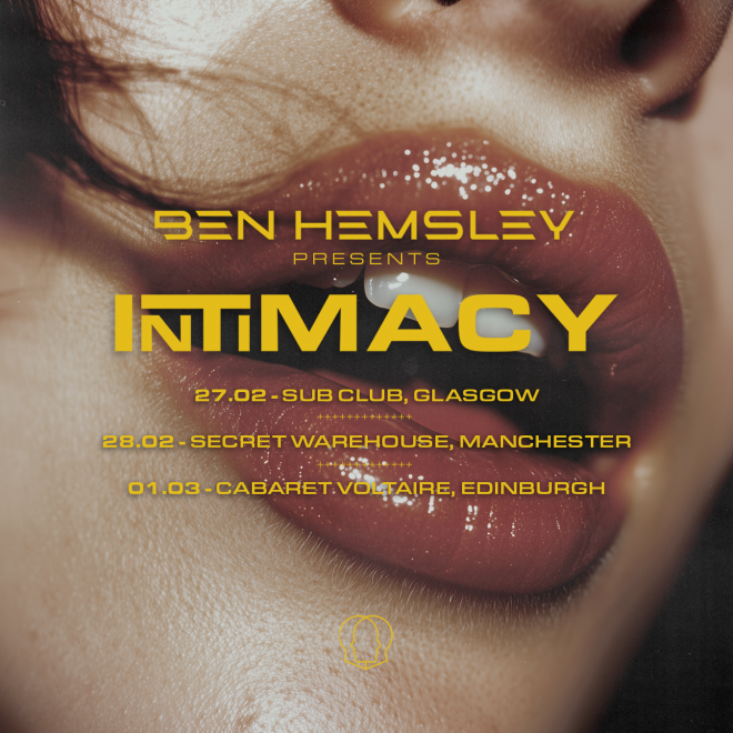 Trance champion Ben Hemsley announces new event series ‘Intimacy’.