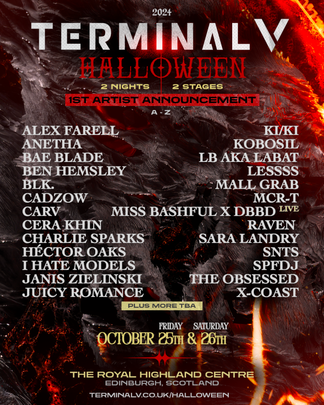 Terminal V announce second phase of halloween festival line-up