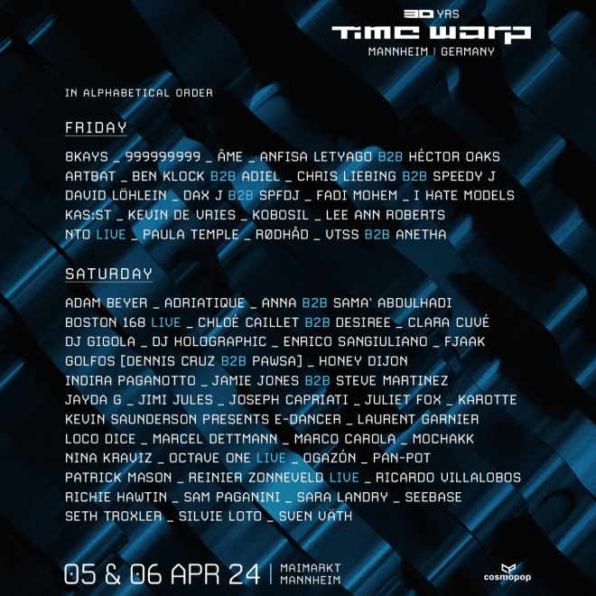 TIME WARP CELEBRATES 30 YEARS OF FESTIVAL HISTORY WITH ITS BIGGEST EVER LINE-UP