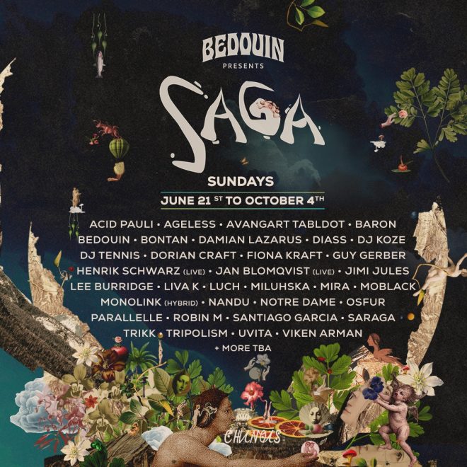 Bedouin Unveils Full Lineup for SAGA: The Award-Winning Residency Returns to Chinois Ibiza