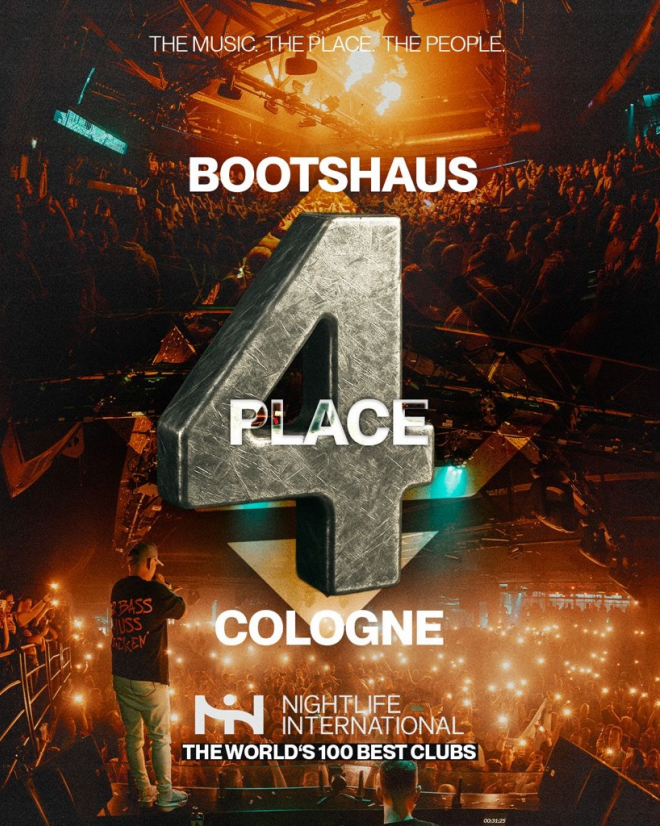 Bootshaus Named the 4th Best Club in the World at the 2025 Golden Moon Awards.